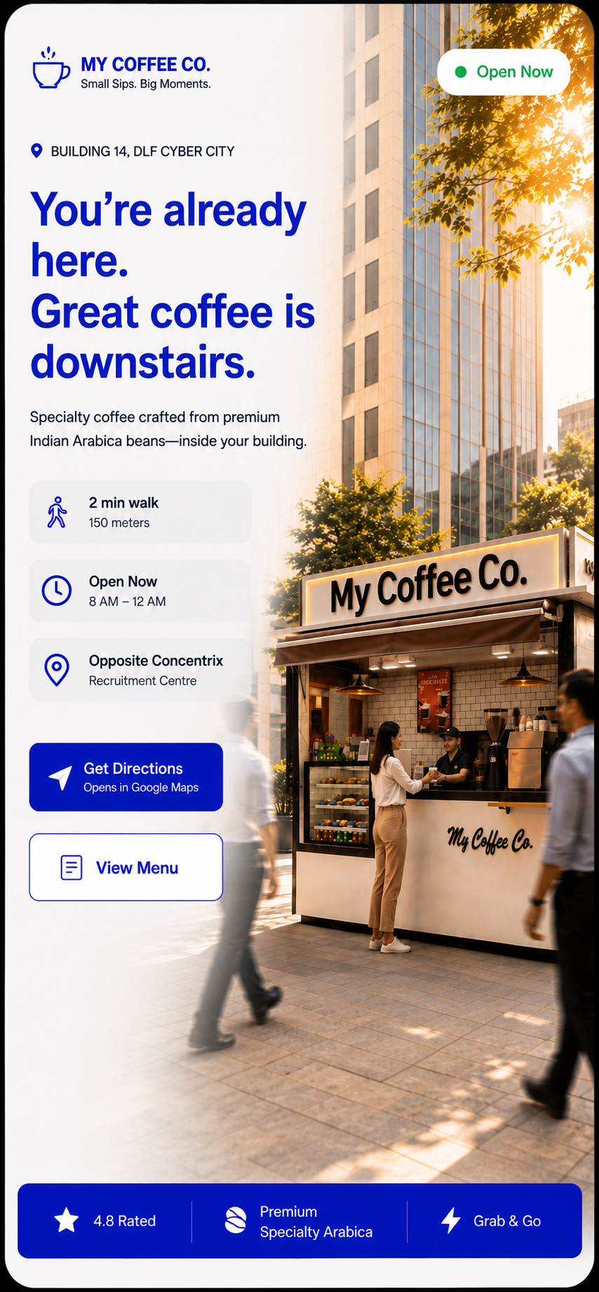 My Coffee Co. - Your next coffee is already downstairs