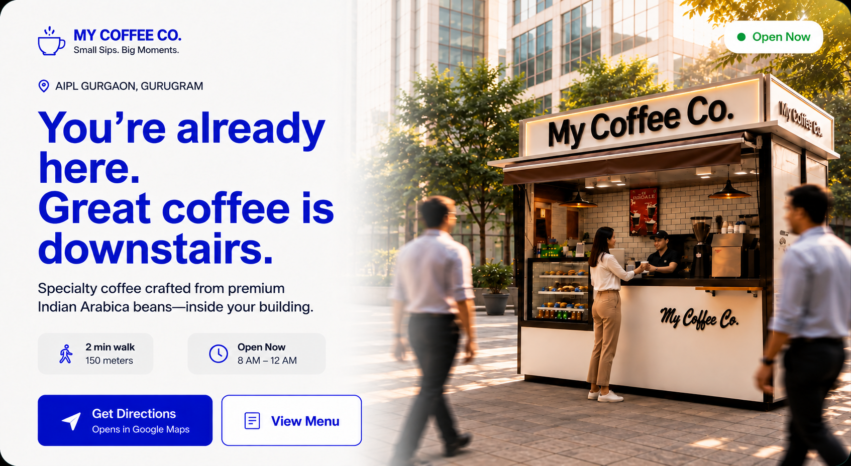 My Coffee Co. - Your next coffee is already downstairs