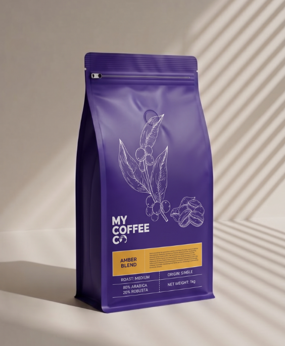 Amber Blend Coffee Beans: Arabica and Robusta Coffee Blend | My CoffeeCo.