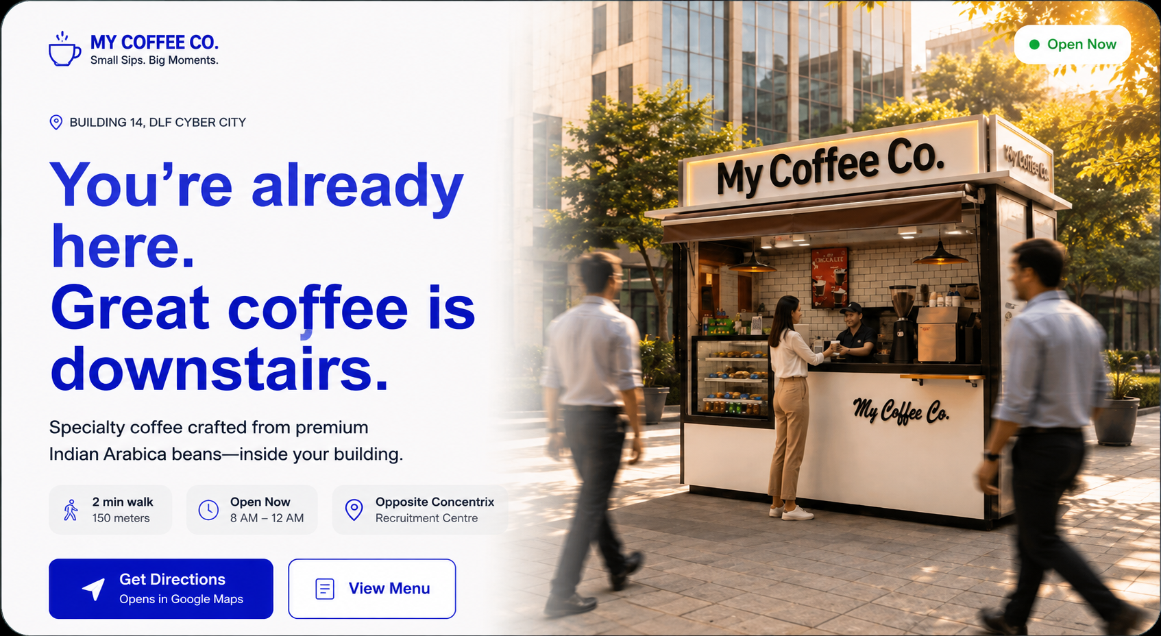 My Coffee Co. - Your next coffee is already downstairs