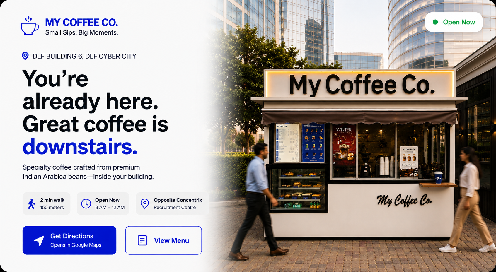 My Coffee Co. - Your next coffee is already downstairs