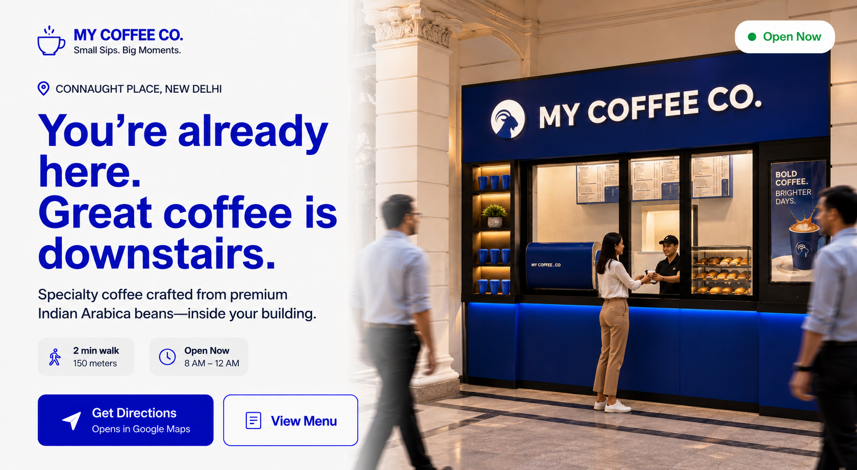 My Coffee Co. - Your next coffee is already downstairs