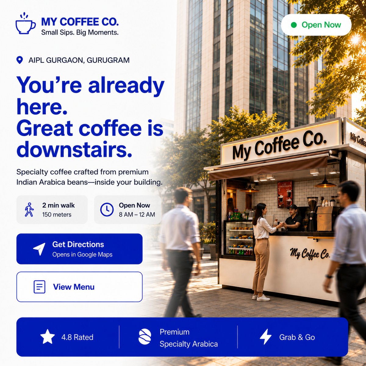 My Coffee Co. - Your next coffee is already downstairs