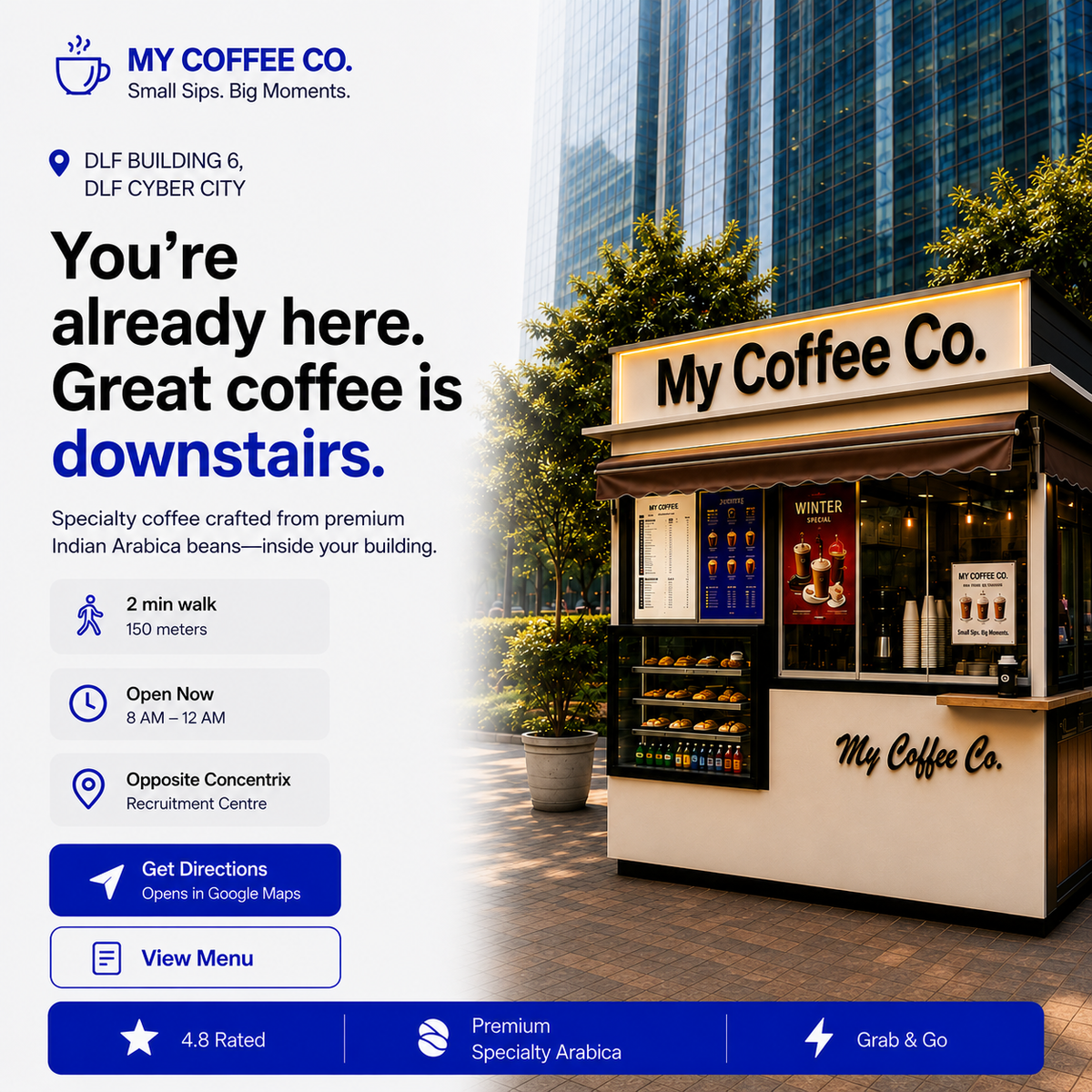 My Coffee Co. - Your next coffee is already downstairs