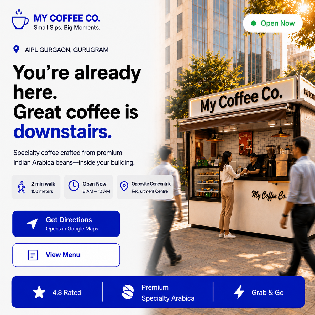 My Coffee Co. - Your next coffee is already downstairs