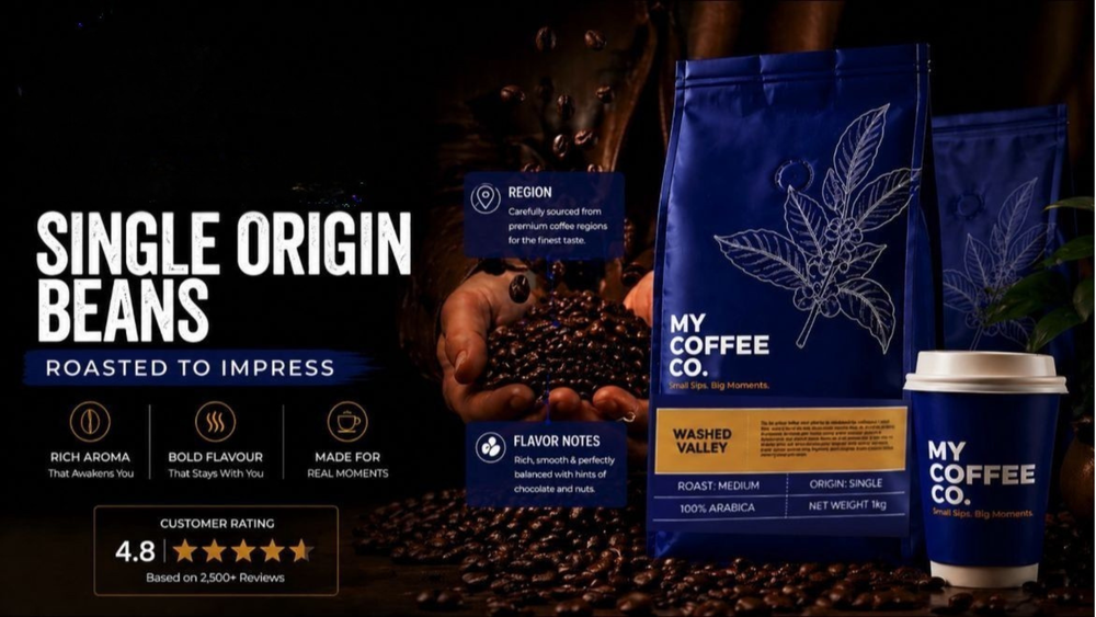 My Coffee Co. Banner Concept