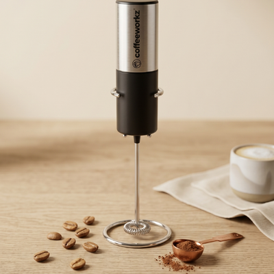 Coffeeworkz Milk Frother With stand